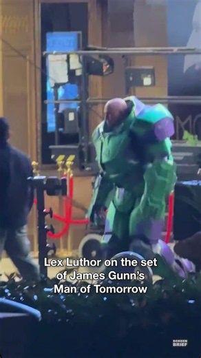 Nicholas Hoult in Lex Luthor's War Suit on the Set of James Gunn's Man of Tomorrow Set Video