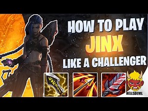 WILD RIFT | How To Play Jinx Like A Challenger (65% Winrate) | Jinx Gameplay | Guide & Build