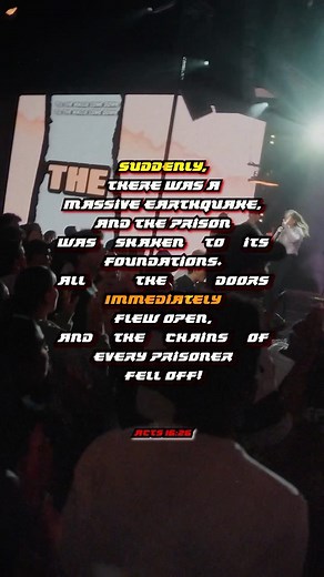 Keep sowing! ♥️🙌🏼💥 Acts:16:26 Suddenly, there was a massive earthquake, and the prison was shaken to its foundations. All the doors immediately flew open, and the chains of every prisoner fell off! #planetshakers #bible #verse #church | Planetshakers Church Australia