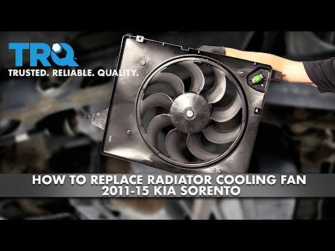 How To Replace Radiator Cooling Fan 2011-15 Kia Sorento