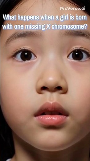 Turner Syndrome Explained | Missing X Chromosome in Girls 👧#shorts #trending #shortvideo