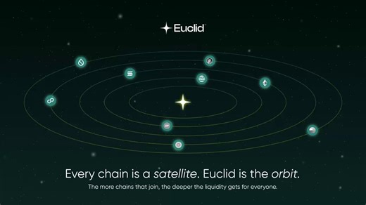 Every chain is a satellite. Euclid is the orbit.@ethereum, @solana, @cosmos, @arbitrum, @base, @SeiNetwork, @injectiveEvery network operates in its own orbit with its own liquidity, its own users, its own limits.Euclid connects them into one unified system.→ One liquidity layer across 40+ chains→ One routing engine scanning liquidity states is more accurate→ One transaction, no bridges, no stuck fundsThe more chains that join, the deeper the liquidity gets for everyone.