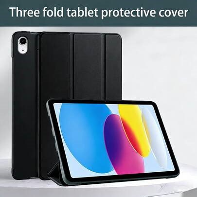 Funda compatible con la tableta Galaxy Tab A11, funda protectora plegable de triple pliegue, compatible con Samsung Galaxy Tab S10 Lite, modo de suspensión/activación inteligente, protección contra caídas de Body completo, soporte plegable de triple pliegue, compatible con Samsung Galaxy Tab A11 Plus 11", compatible con Samsung Galaxy Tab S11 11" (2025)/S10 Lite 10.9"/A9/A8/A7 Lite/A9 PLUS, adecuado para la funda protectora de la tableta Redmi Pad 2 11"/ Pad SE 11 pulgadas, funda para Tab M11, c