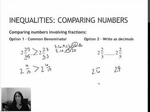 01.1 Comparing Numbers with Inequalities (R2)