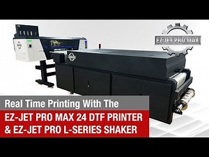 Real Time Printing with the EZ-JET PRO MAX 24 DTF Printer!
