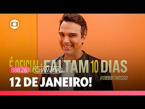 BBB 26: premieres January 12th #OBBBÉNosso