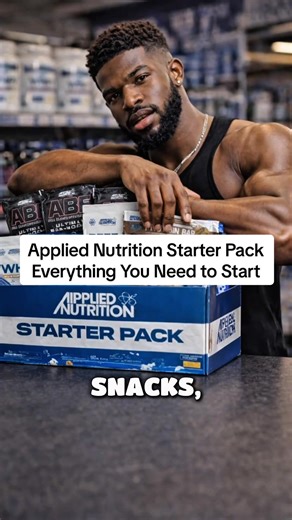 Applied Nutrition Starter Pack Everything You Need to Start Winning #AppliedNutrition #StarterPack #GymEssentials #MuscleBuilding #FitnessJourney