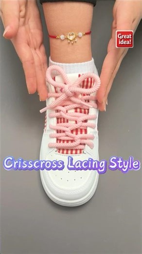 Easy Crisscross Lacing Method for a Sporty, Stylish Look | Shoelace Tutorial for All Ages