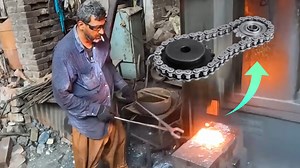 Repurposing Ship Anchor Chains Into Tractor Check Chains