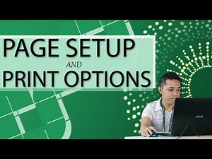 Page Setup and Print Options in EXCEL - Tagalog - English Tutorial