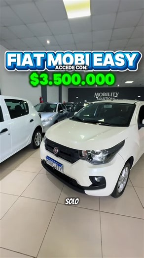 Mobility Solutions on Instagram: "🚗 Fiat Mobi Easy 2018 💡 Compacto, económico y listo para la ciudad. 👉 Accedé con $3.500.000 📲 Escribinos ahora y llevátelo hoy mismo. #FiatMobi #Oportunidad #MobilityAutos #autos #venta #fyp"