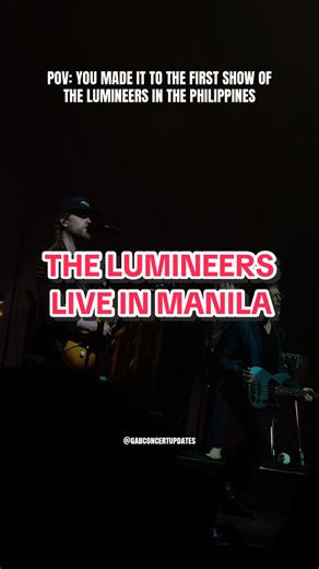 The Lumineers Make Their Manila Debut Tonight!