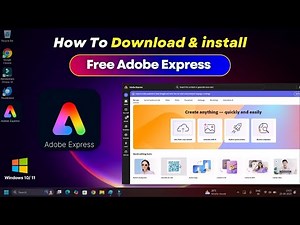 How to Download & Install Free Adobe Express App on Windows 10/11 PC