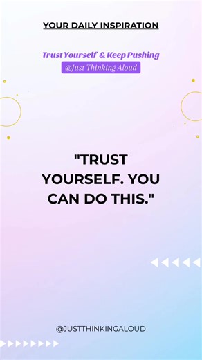 #JustThinkingAloud #Motivation