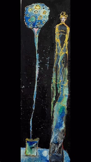 Malen #easy #für Anfänger mit Acryl# kurzes Tutorial #ganz simple