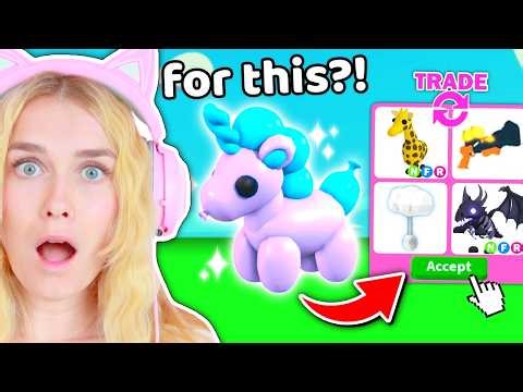 Trading BALLOON UNICORNS In Adopt Me