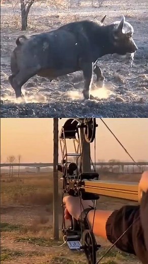 Real Buffalo Archery bow Hunting Clean and Safe Outdoor Adventure