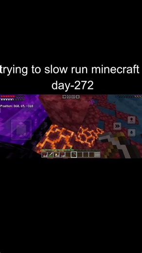 trying to slow run minecraft | day-272