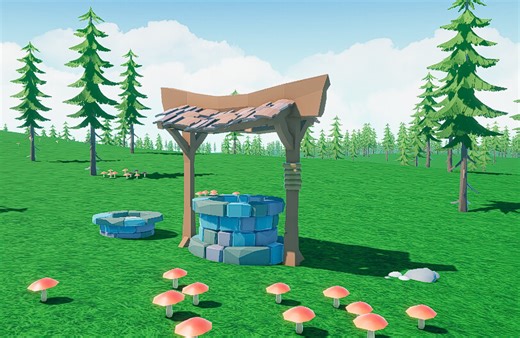 Stylized Procedural Water Well Shader | Zelda: Breath of the Wild Inspired | Unity URP, Trevor B Lewis