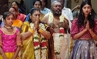Comedy actor Senthil conducts special pooja with wife, grandchildren & family | IndiaGlitz