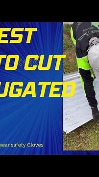 The quickest and easiest way to cut corrugated iron, anyone can do it, must watch to end