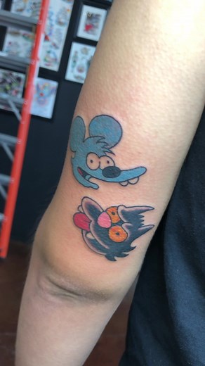 Simpsons Tattoos: Celebrate Itchy and Scratchy Designs