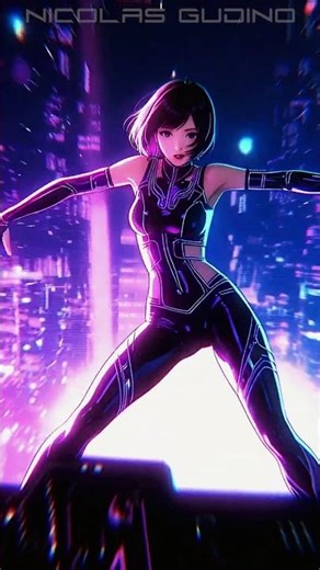 Error file not found tears 🖤 #AnimeGirl #FileNotFound #NeonLost #VirtualBeauty #Shorts #GudinoAi