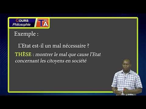 COURS DE PHILOSOPHIE TLE A: COMPÉTENCE I: Leçon 1: La dissertation