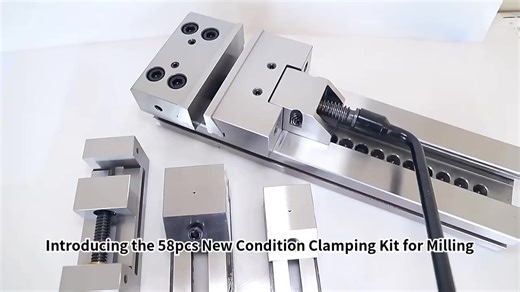 Fast Clamping for Multi-Size Parts,Modular Assembly,Fits Standard Milling Tables - Quick Action Precision Modular Vises