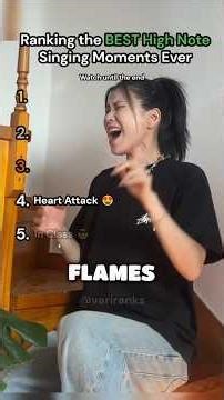 Ranking the BEST High Note Singing Moments Ever