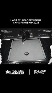 Last 32: US Open Pool Championship 2025 #billiardindonesia #wnt #billiards #match #nineball | Ko Jo Han
