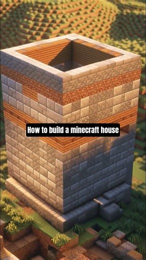 Home sweet Minecraft home 🏠Easy Survival House in Minecraft #minecraft #minecraftbuilding