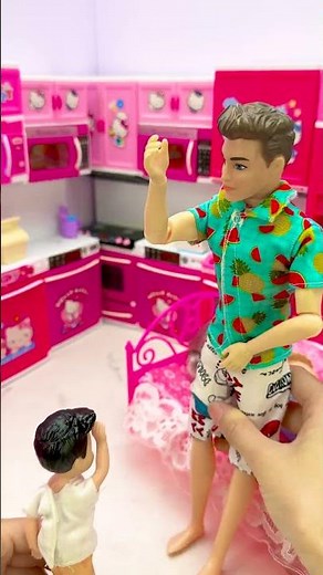 Satisfying With Unboxing Barbie Princess Family House Toys, ASMR Video #shots