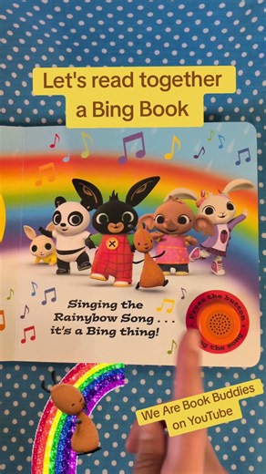 Let's read together a Bing book. The Rainybow Song 🌈❤️📚
