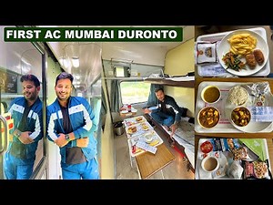 Premium First ac Food and services of New Delhi Mumbai Duronto express
