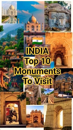 🇮🇳 Top 10 Monuments of India l You Must Visit in India 😍