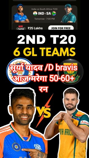 India vs South Africa 2nd T20 Match Prediction #IndvsSa #followers #highlights #dream11team #Virat