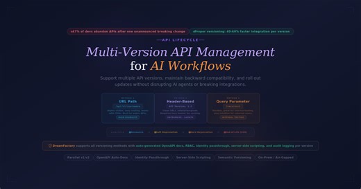 Multi-Version API Management for AI Workflows | DreamFactory