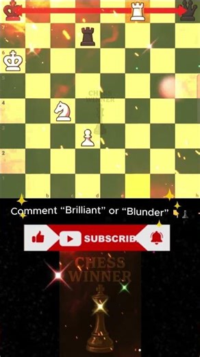 Brilliant or Blunder? Don’t Answer Too Fast 😈♟️🔥 | Chess Winner #chess #shorts #brilliant #blunder