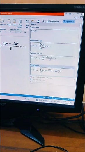 Match and Type Equation in MsWord 🔥 #equation #msword #mswordshortcuts #mswordforbeginners