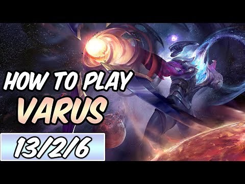 HOW TO PLAY VARUS | Build & Runes | Diamond Commentary | Dark Star Varus | League of Legends