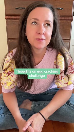 As an early childhood educator I am an advocate for young children #eggchallenge #eggcracking #eggcrackingchallenge #toddlersoftiktok