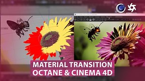 How to Create Transitions Between Octane Materials in C4D