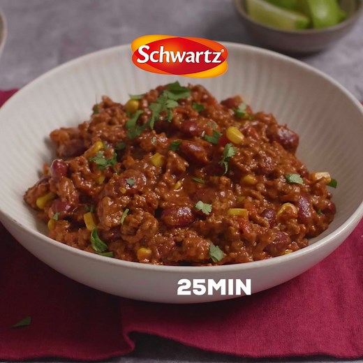 4.8K views | Get perfect flavour in your classic favourites thanks to Schwartz Chilli Con Carne Recipe Mix | Schwartz | Facebook