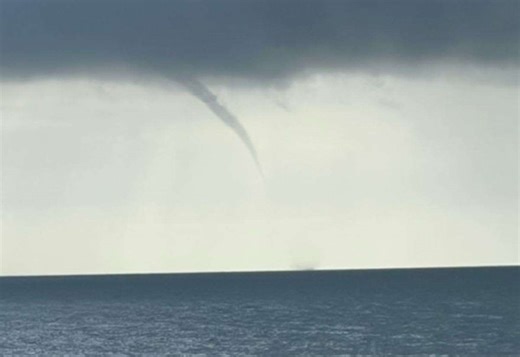 Waterspout twister spotted off Kent coast