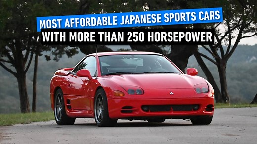 10 Most Affordable Japanese Sports Cars With More Than 250 Horsepower