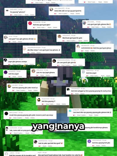 cara masang detailed animation di minecraft. dah tuh asli banyak beut yang nanya sumpah sampe kubikin video 😭 ini juga ngejawab buat kalian juga yang udah masang resourcepack detailed animation tapi ga muncul animasinya, simplenya tinggal pasang mod EMF & ETF. dan ga cuma detailed animation, banyak resourcepack animasi lainya yang kompatibel kayak contohnya fresh animation, ya tinggal download aja resourcepacknya, beress ^^ kalau ada pertanyaan simpen ajah di komen sp tw akuh jawab 🚬🗿 itu ya 