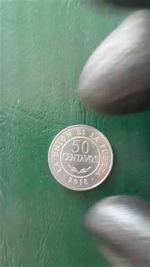 50 Centavos de 2018 #numismatica #monedasconmemorativas #bolivianpolitics #shorts #coleccion