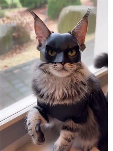 🐱🦇 BATCAT IS HERE! The Ultimate Cute Cat in Batman Costume Will Melt Your Heart 😂Watch this adorable