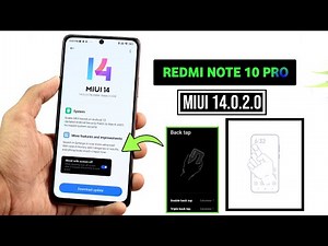 OMG Redmi Note 10 Pro MIUI 14.0.2.0 Update (Global) Full Changelog | Redmi Note 10 Pro New Update